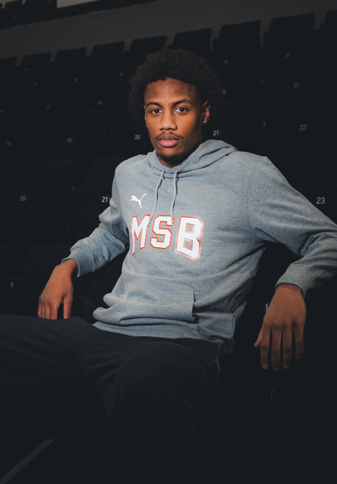 SWEAT A CAPUCHE MSB ADULTE 25/26 - GRIS