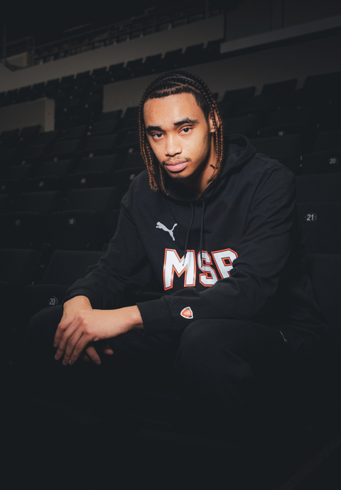 SWEAT A CAPUCHE MSB JUNIOR 25/26 - NOIR