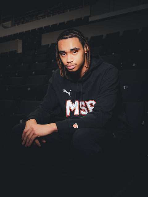 SWEAT A CAPUCHE MSB JUNIOR 25/26 - NOIR