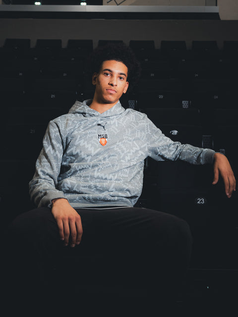 HOODIE "LION MSB" ADULTE 25/26 - GRIS