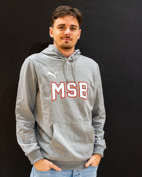 SWEAT A CAPUCHE MSB JUNIOR 25/26 - GRIS
