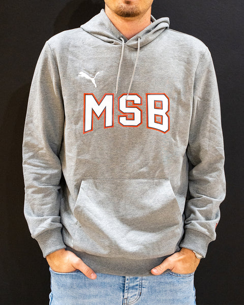 SWEAT A CAPUCHE MSB JUNIOR 25/26 - GRIS