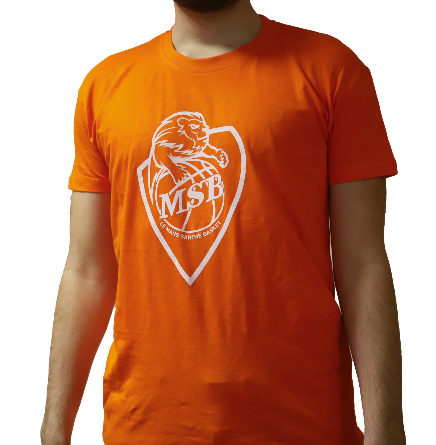 TEE-SHIRT MANCHES COURTES ORANGE JUNIOR