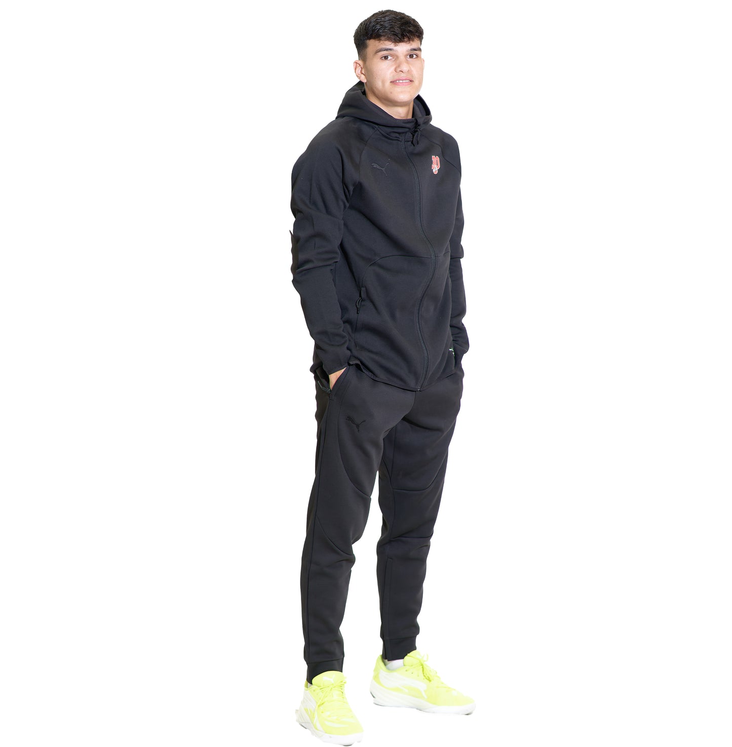 VESTE ZIPPÉE NOIRE À CAPUCHE 30 ANS
