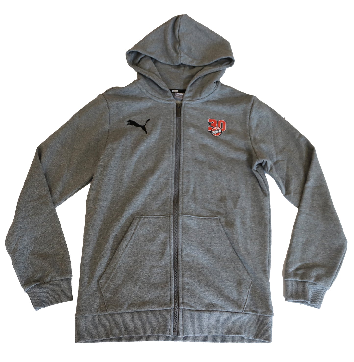 SWEAT ZIPPÉ GRIS JUNIOR