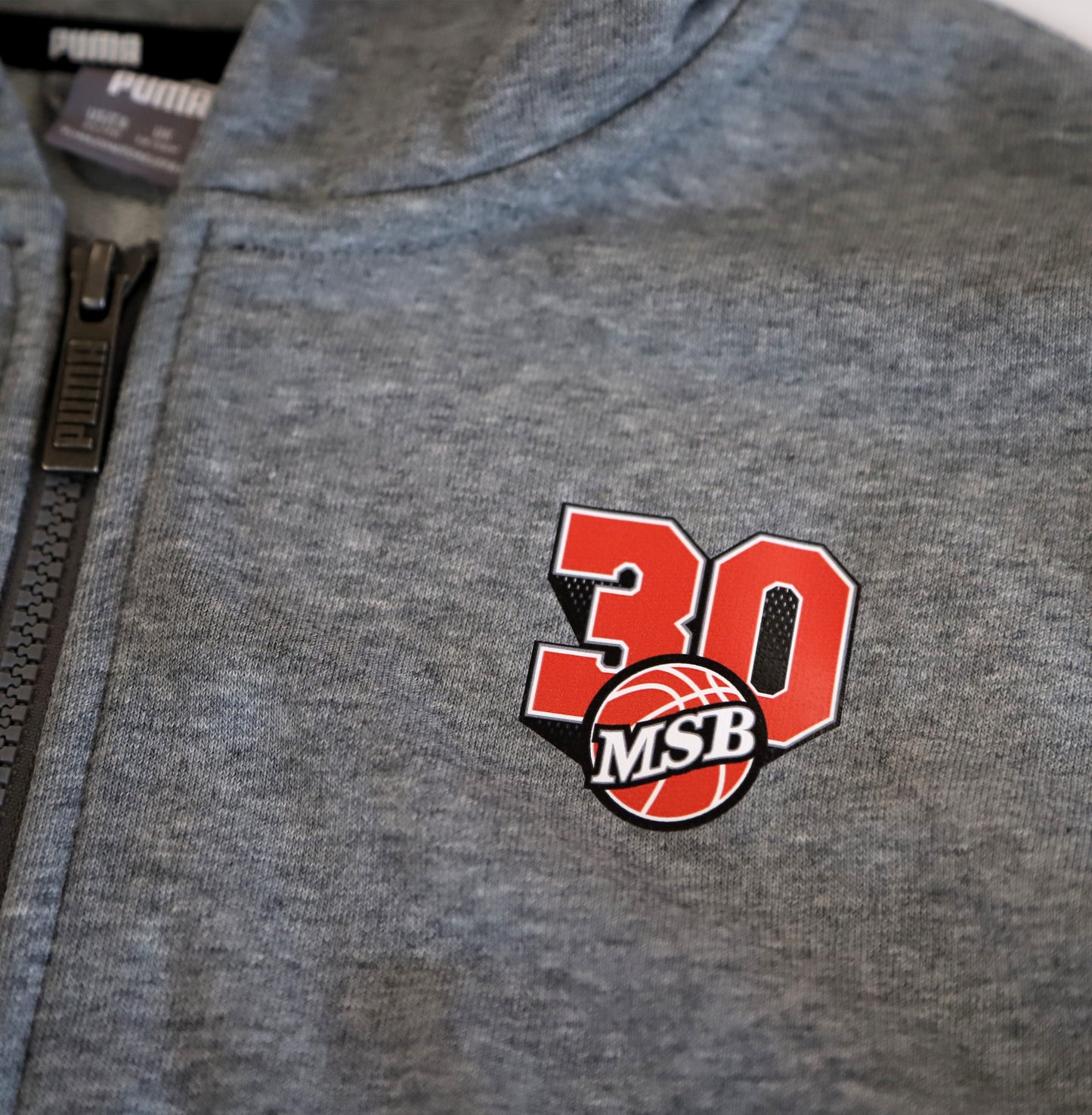 SWEAT ZIPPÉ GRIS JUNIOR