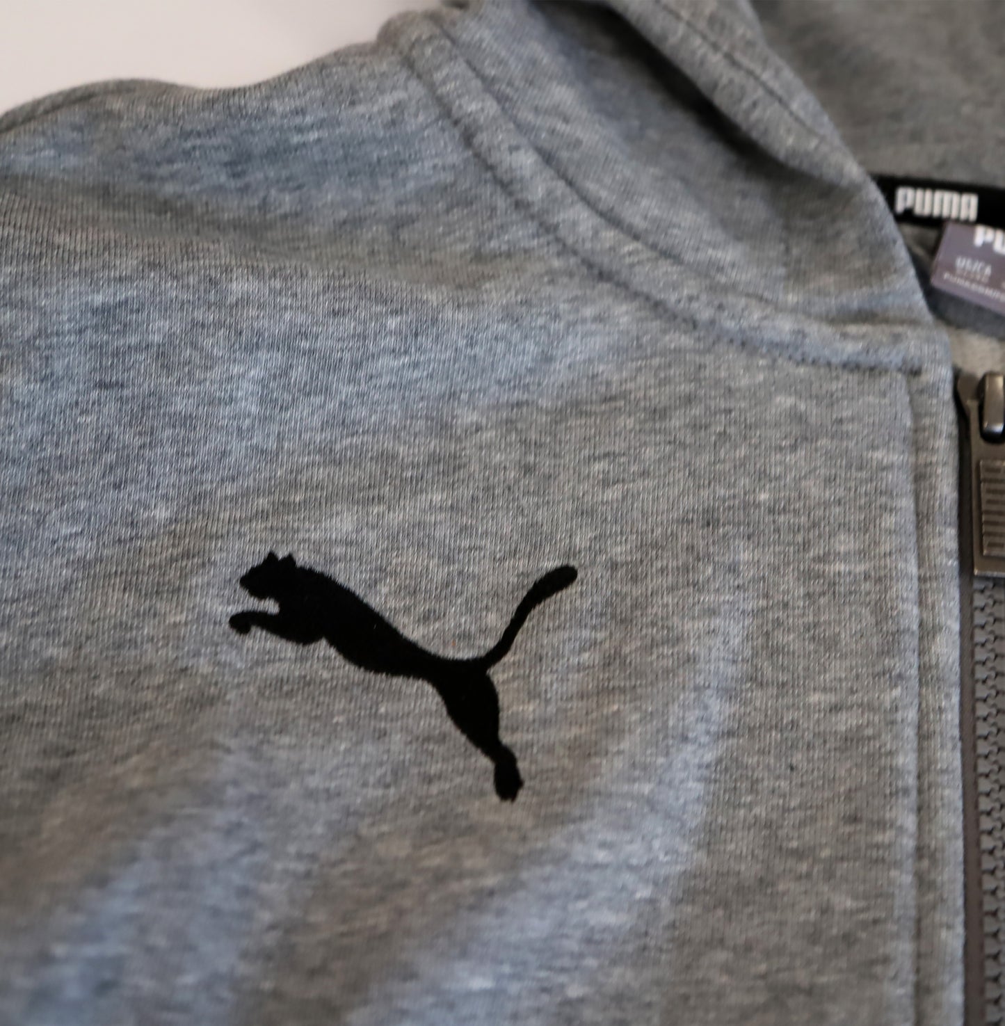 SWEAT ZIPPÉ GRIS JUNIOR