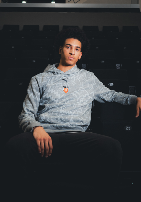 HOODIE "LION MSB" ADULTE 25/26 - GRIS