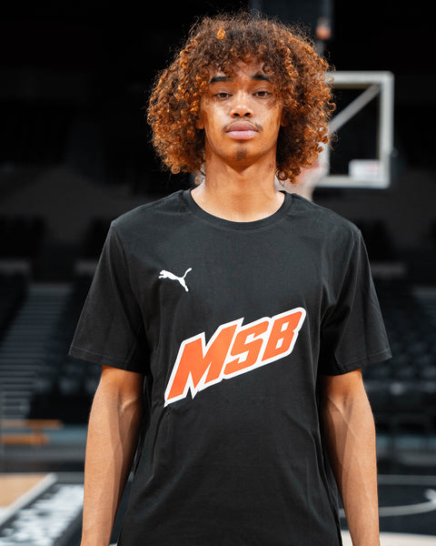 T-SHIRT MANCHES COURTES MSB JUNIOR 24/25 - NOIR