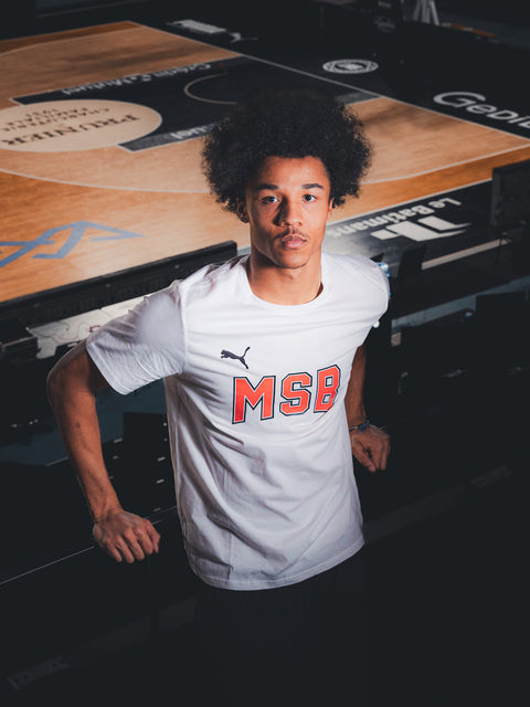 T-SHIRT MSB ADULTE 25/26 - BLANC