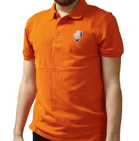 POLO MANCHES COURTES ORANGE