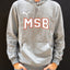 SWEAT A CAPUCHE MSB JUNIOR 25/26 - GRIS