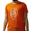 TEE-SHIRT MANCHES COURTES ORANGE