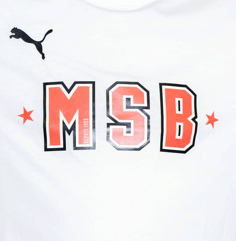 T-SHIRT MANCHES COURTES BLANC MSB JUNIOR